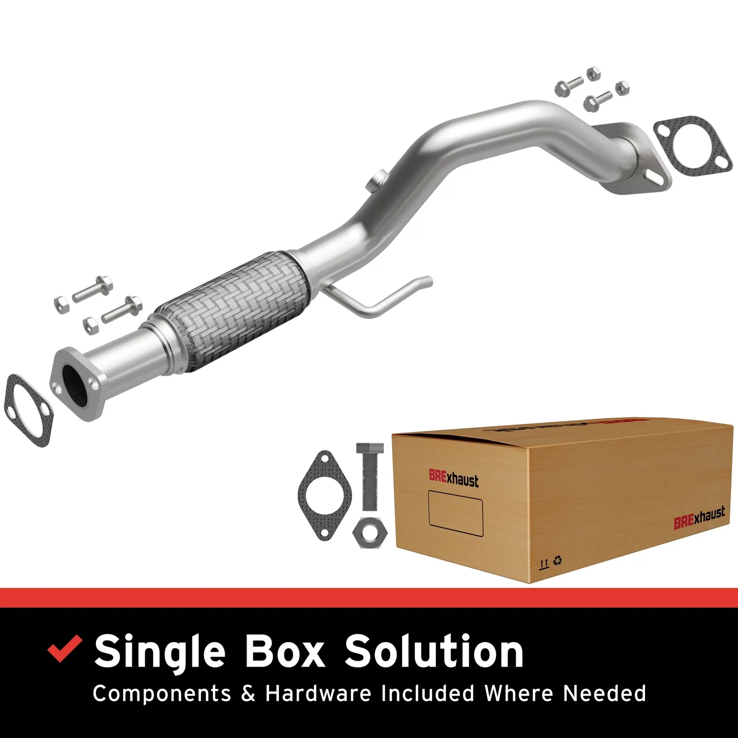 2007-2010 Hyundai Elantra Direct-Fit Front Pipe Kit 107-0252